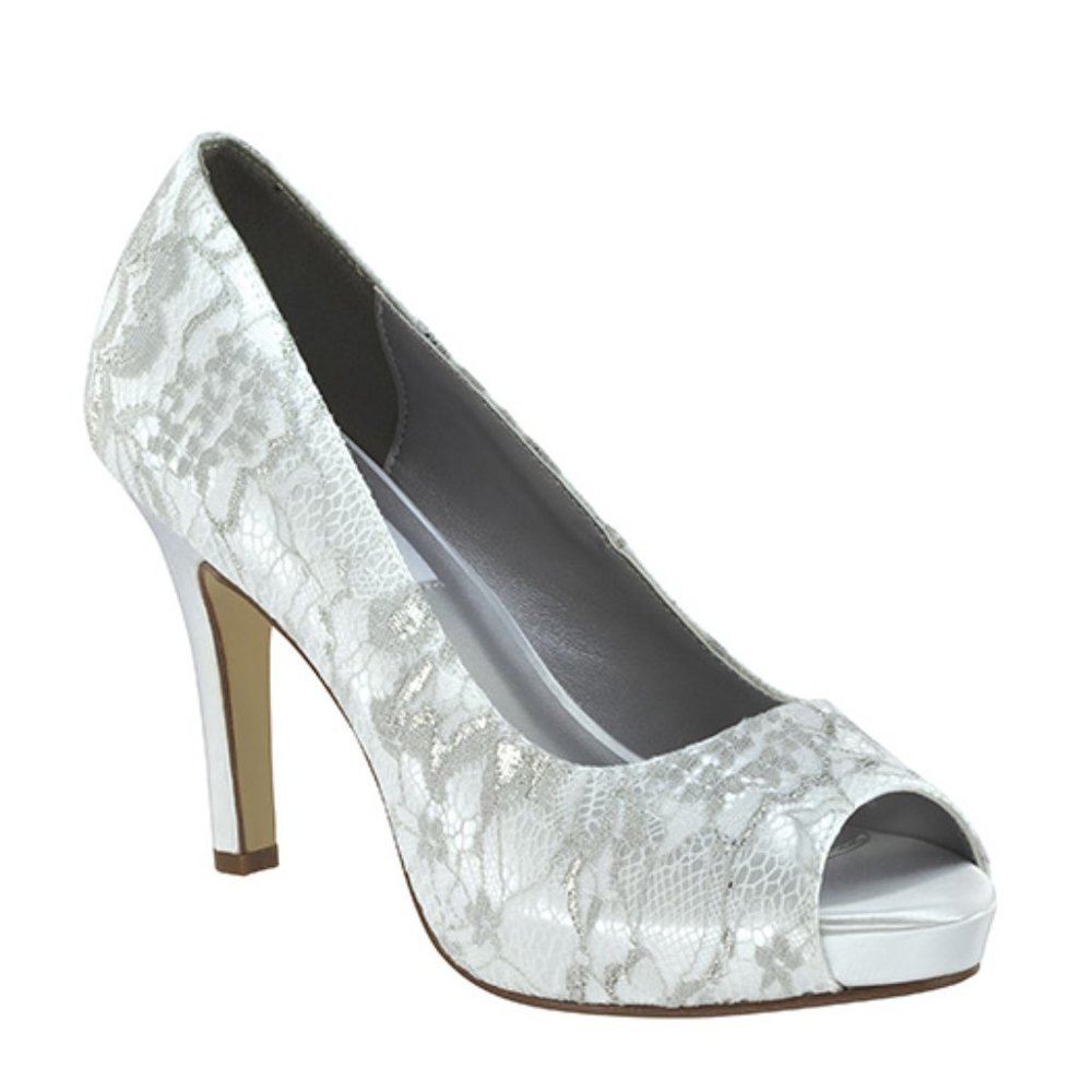 Brand New white Winter Dyeable’s bridal Shoes